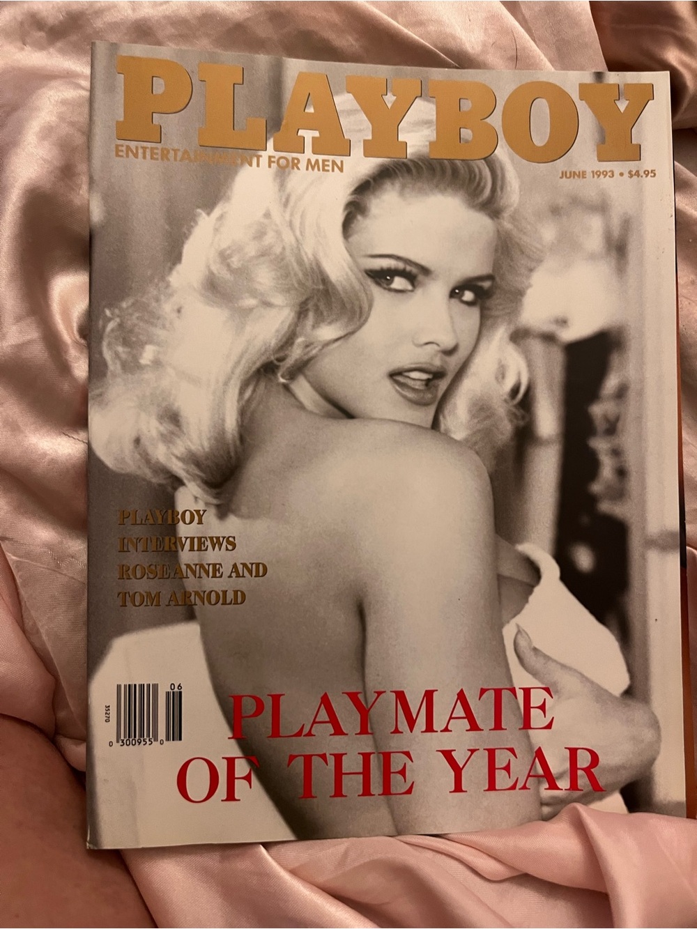 Vintage June 1993 issue of Playboy Magazine. Cover: Anna Nichole Smith